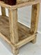 Antique Wooden Box Console Table