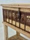 Antique Wooden Box Console Table