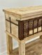Antique Wooden Box Console Table