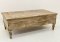 Antique Wooden Coffee Table With Drawers