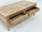 Antique Wooden Coffee Table With Drawers