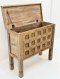 Antique Wooden Box Console Table