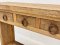 Wooden Console Table With Drawers