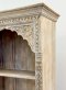 Display Shelves Cabinet with Carving