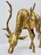 Deer Brass Statue Set of 2