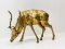 Deer Brass Statue Set of 2