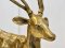 Deer Brass Statue Set of 2