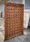 Old Carved Door with Brass