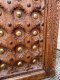 Old Carved Door with Brass