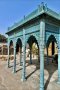 Antique Wooden Gazebo in Blue color