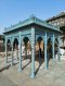 Antique Wooden Gazebo in Blue color