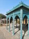 Antique Wooden Gazebo in Blue color