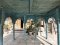 Antique Wooden Gazebo in Blue color