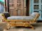 CS16 Golden Carved Sofa with Velvet Fabric