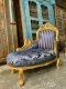 CS18 French Style Daybed with Dark Blue Fabric