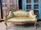 CS19 Luxury Single Golden Sofa with Carving