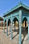 Antique Wooden Gazebo in Blue color