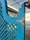 Blue Wooden Gate Arch Doors