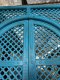 Large Entrance Gate Door in Vintage Blue