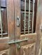 Double Door Teak Wood Colonial Carving