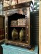 Wooden Display Cabinet with Brass