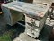 Rustic White Wooden Work Table