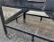 Industrial Top Wood Coffee Table with Wheels