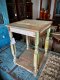 STB15 Wooden Side Table Rustic Green Color
