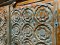 Blue Sideboard 2 Doors with Carved Flowers