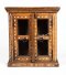 Wooden Glass Cabinet with Camel Bones Inlaid