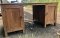 WT2 Large Teak Work Table Functional 2-Side Storages