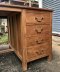 WT2 Large Teak Work Table Functional 2-Side Storages