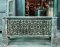 CL39 Antique Rustic White Console Table