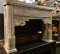 CL45 Carved Console Table in White Antique Finishing