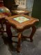 STB43 Pretty Side Table with Vintage Tile Top