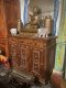 Antique Sideboard Brass Decor with Drawers