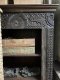 Dark Wood Tribal Carved Bookrack Cabinet