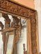 Antique Mirror with Carved Elephants and Horses