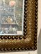 Embossed Brass Wall Mirror