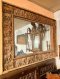 Antique Mirror with Carved Elephants and Horses