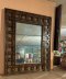 Indian Wooden Frame with Brass Decor