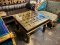 CT9 Coffee Table with Brass Decor