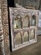MR116 White Washed 6 Arched Panels Mirror