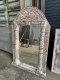 MR115 White Washed Carved Mirror