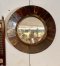 MR119 Wooden Round Wall Mirror