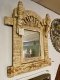 MR123 White Washed Carved Wall Mirror