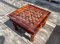 CT25 Square Coffee Table with Brass Decor