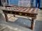 CT22 Antique Indian Coffee Table with Brass Decor