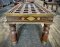 CT22 Antique Indian Coffee Table with Brass Decor