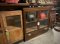 Thai Teak 2 Glass Doors Sideboard with Drawers